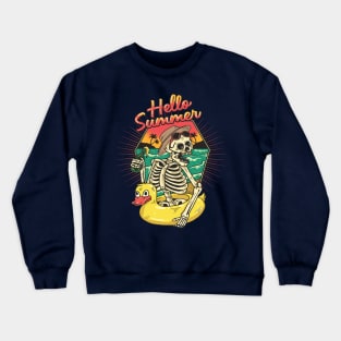 Summer skeleton Crewneck Sweatshirt